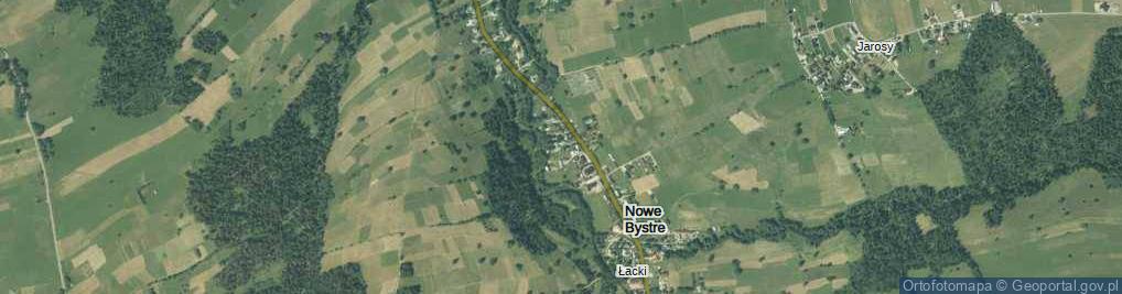 Zdjęcie satelitarne Nowe Bystre ul.